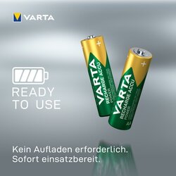 Varta Akku Recharge Accu Power AA/Mignon 4 St./Pack.