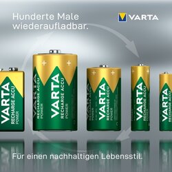 Varta Akku Recharge Accu Power AA/Mignon 4 St./Pack.