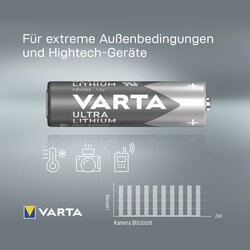 Varta Batterie Ultra Lithium AA/Mignon