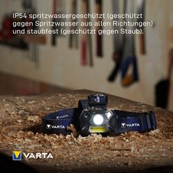 Varta Stirnlampe Work Flex® Motion Sensor H20