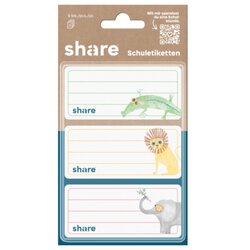 share 4-0046 share Schuletiketten 9St 