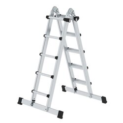 MUNK Teleskopleiter max. Arbeitshöhe 4,2 m