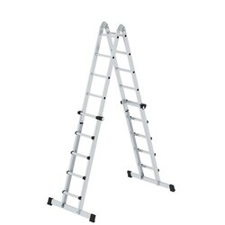 MUNK Teleskopleiter max. Arbeitshöhe 4,2 m