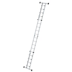 MUNK Teleskopleiter max. Arbeitshöhe 4,2 m