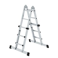 MUNK Teleskopleiter max. Arbeitshöhe 3,05 m