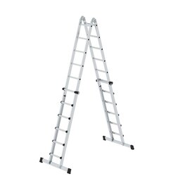 MUNK Teleskopleiter max. Arbeitshöhe 4,7 m