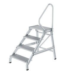 MUNK Podestleiter inkl. Handlauf max. Arbeitshöhe 2,8 m