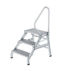 MUNK Podestleiter inkl. Handlauf max. Arbeitshöhe 2,6 m