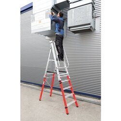 MUNK Podestleiter inkl. 2 Handläufen