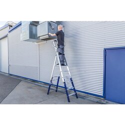 MUNK Podestleiter inkl. 2 klappbaren Griffen