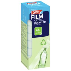 tesa® Klebefilm CRYSTAL RECYCLED 19 mm x 33 m (B x L) 8 St./Pack.