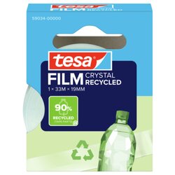 tesa® 59034-00000 tesa Klebefilm CRYSTAL RECYCLED 19mmx33m