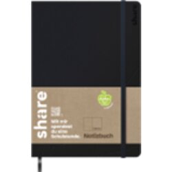 share 4-0014103-1 share Notizbuch A5 blanko dbl