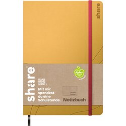 share 4-0014005-2 share Notizbuch A5 punktkariert ge