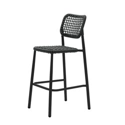 FEROS 1505132 FEROS Stapel-Barstuhl Dante schwarz 4St