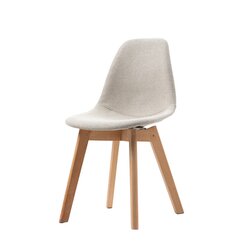 FEROS 1515954 FEROS Stapelstuhl Keeve Polster Holz beige 4St