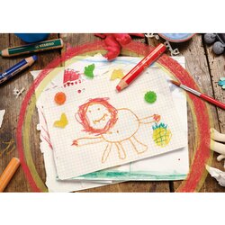 STABILO® Buntstift woody 3 in 1 inkl. Spitzer 6 St./Pack.