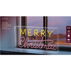 LUMINEO Leuchtschild Merry Christmas