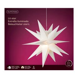 LUMINEO Lichtfigur Stern 40 x 40 cm (Ø x H)