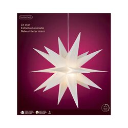 LUMINEO Lichtfigur Stern 60 x 60 cm (Ø x H)