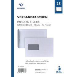 POSTHORN Versandtasche DIN C5 25 St./Pack.