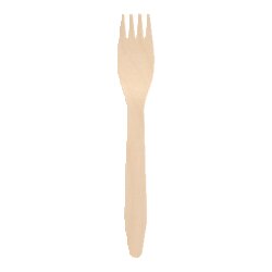 PAPSTAR 84838 PAPSTAR Gabel pure Holz 16,5cm 100St