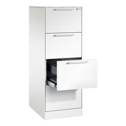 C+P Hängeregistraturschrank Asisto 440 x 1.298 x 600 mm (B x H x T) 1-bahnig verkehrsweiß