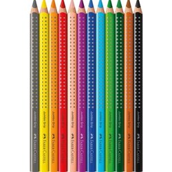 Faber-Castell Buntstift Jumbo GRIP 12 St./Pack.