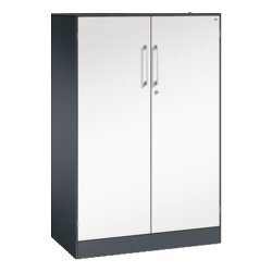 C+P Flügeltürenschrank Asisto 800 x 1.310 x 435 mm (B x H x T)