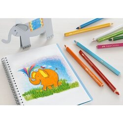 Faber-Castell Buntstift Triangular Jumbo 12 St./Pack.