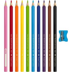 Faber-Castell Buntstift Triangular Jumbo 10 St./Pack.