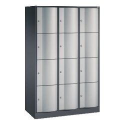 C+P Schließfachschrank Resisto 1.148 x 1.950 x 540 mm (B x H x T) 12 Fächer