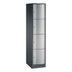 C+P Schließfachschrank Resisto 396 x 1.950 x 540 mm (B x H x T) 4 Fächer