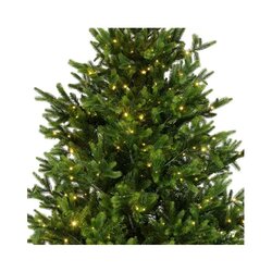 EVERLANDS Weihnachtsbaum Nordmann Tanne mit Beleuchtung 130 x 180 cm (Ø x H)