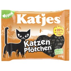 Katjes Lakritz Katzen Pfötchen 210 g/Pack.