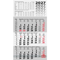 Glocken 5060114007 Glocken Wandkalender 2027 30x52cm 3M/1S