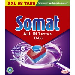 Somat S58AE Somat Spülmaschinentabs All in 1 Extra 58St
