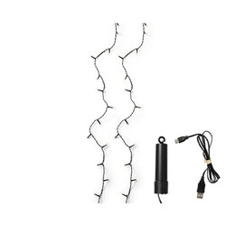 LUMINEO 490282 Lumineo Lichterkette LED aufladbar 742cm