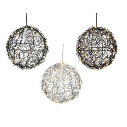 LUMINEO 490662 Lumineo Kugel LED 15cm sort