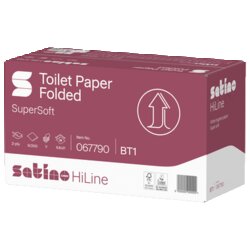 Satino by WEPA 067790 Satino Toilettenpapier HiLine gefaltet 30x300Bl