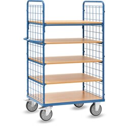 fetra 8451 fetra Etagenwagen 5Böden +Drahtgitter 1000x600mm