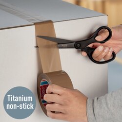 Leitz Universalschere Titan Anti-Haft asymmetrisch, gerade, Langauge Länge 180 mm