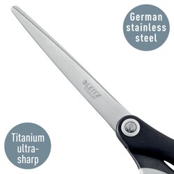 Leitz Universalschere Titanium asymmetrisch, Langauge 180 mm