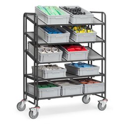fetra Transportwagen GREY EDITION 68,5 x 168,6 x 137,2 cm (B x H x L)