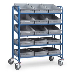 fetra 1399 fetra Eurokastenwagen 5Böden +15Kästen 1240x610mm