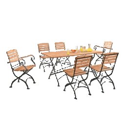 memo Gartentisch Maja 160 x 73 x 80 cm (B x H x T)