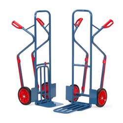 fetra K1331V fetra Paketkarre Gummiräder +Gleitkufen 300kg