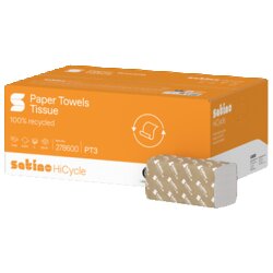 Satino by WEPA 278600 Satino Papierhandtuch HiCycle 25x41cm natur 24x96Bl