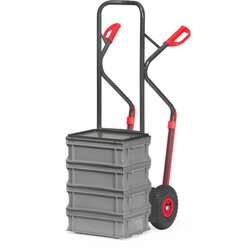 fetra Sackkarre GREY EDITION 58 x 130 x 62,3 cm (B x H x T) Luftgefüllt