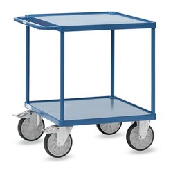 fetra 2497W fetra Tischwagen Stahlblech 2Wannen 700x700mm